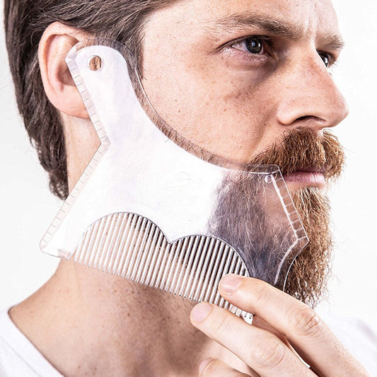 Creative Men Beard Shaping Styling Template