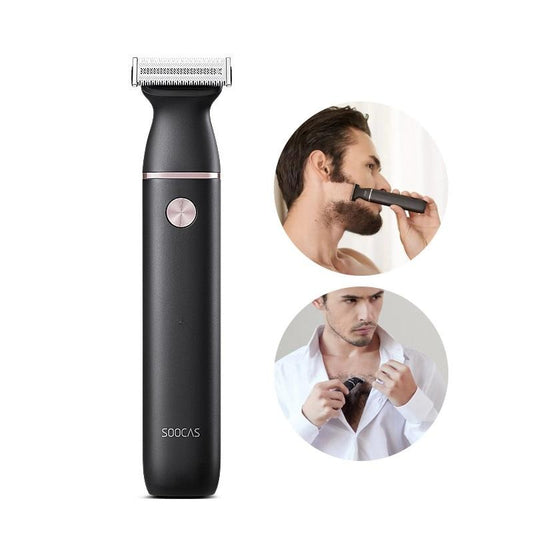 Soocas Men Electric Shaver Epilator 2 in 1Razor USB Rechargeable Beard Shaving Machine Waterproof Hair Trimmer with Comb