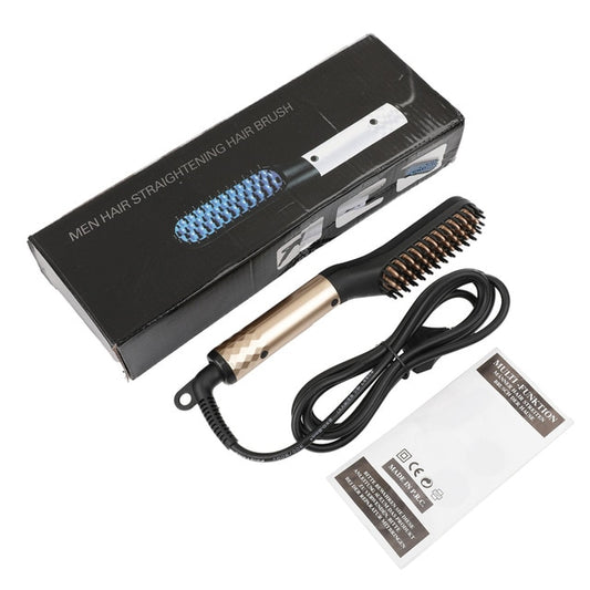 Multifunctional Hair Comb Brush Beard Straightener